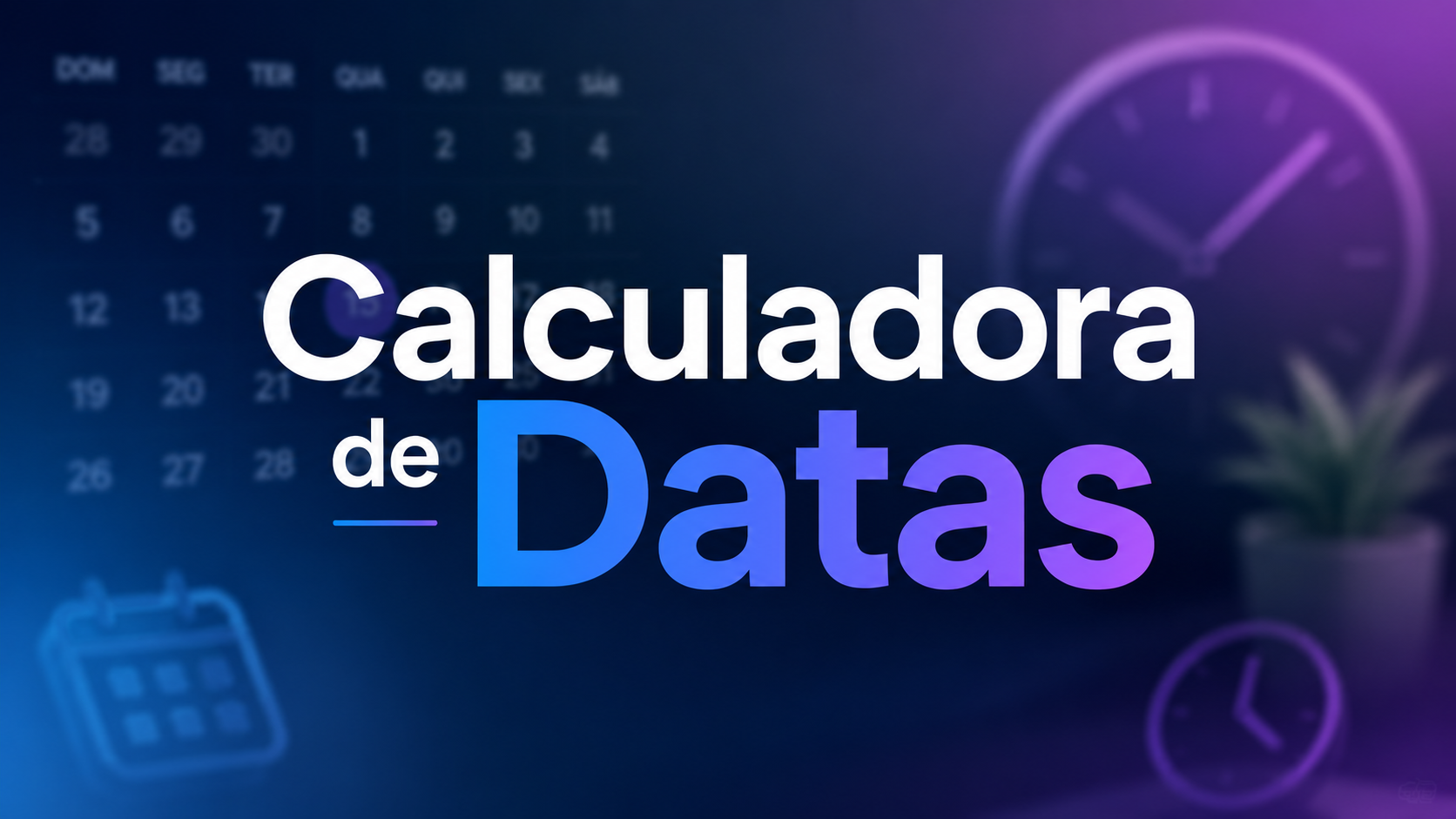 Calculadora de Datas